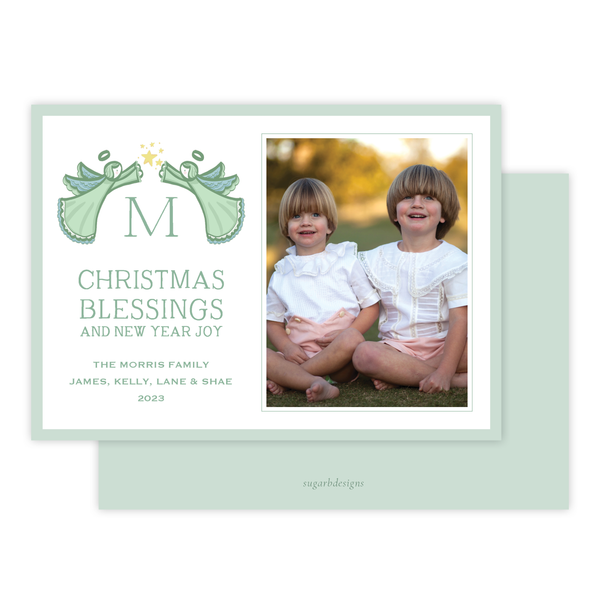 Blessing Angels Christmas Card Landscape