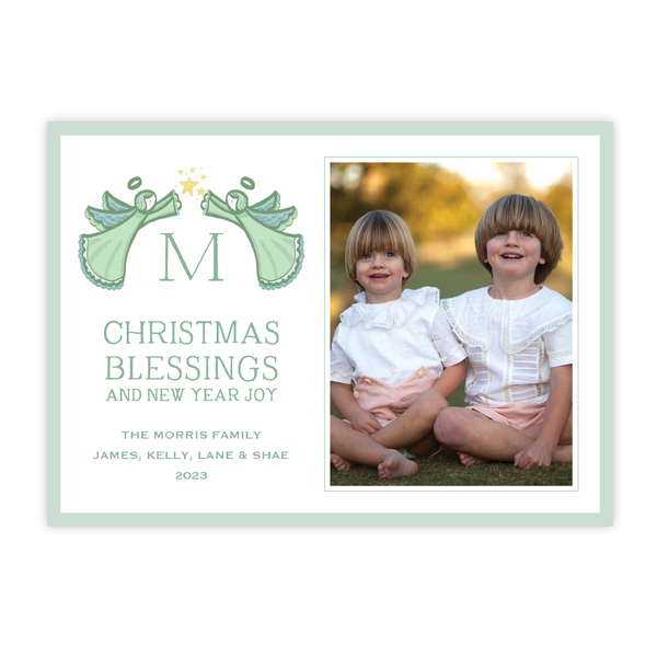 Blessing Angels Christmas Card Landscape