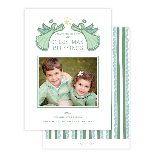 Blessing Angels Christmas Card