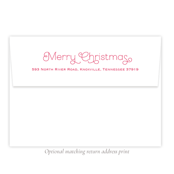 Colorful Gingerbread Pink Christmas Card Invitation