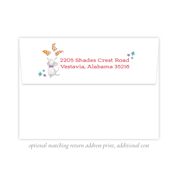 Dancing Mice Birthday Invitation