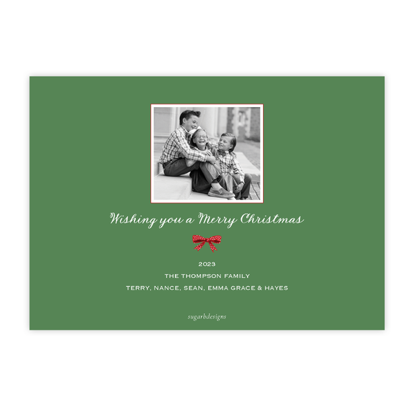Denson Border Landscape Christmas Card