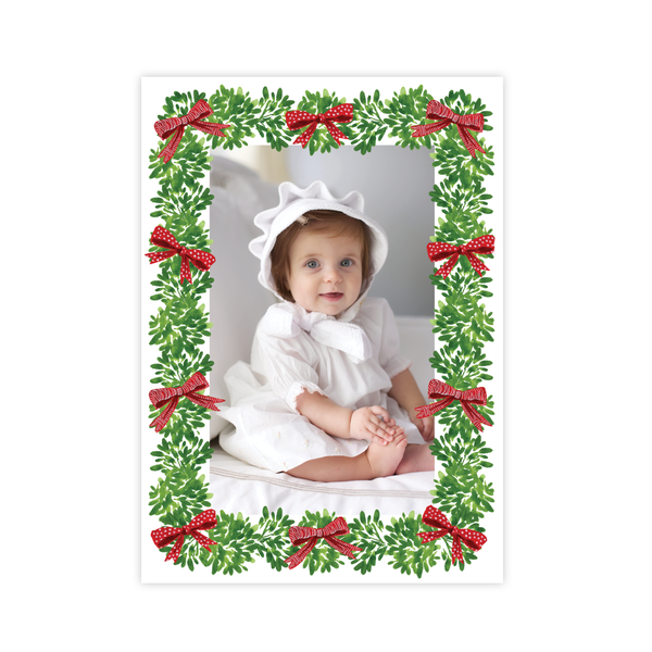 Denson Border Portrait Christmas Card