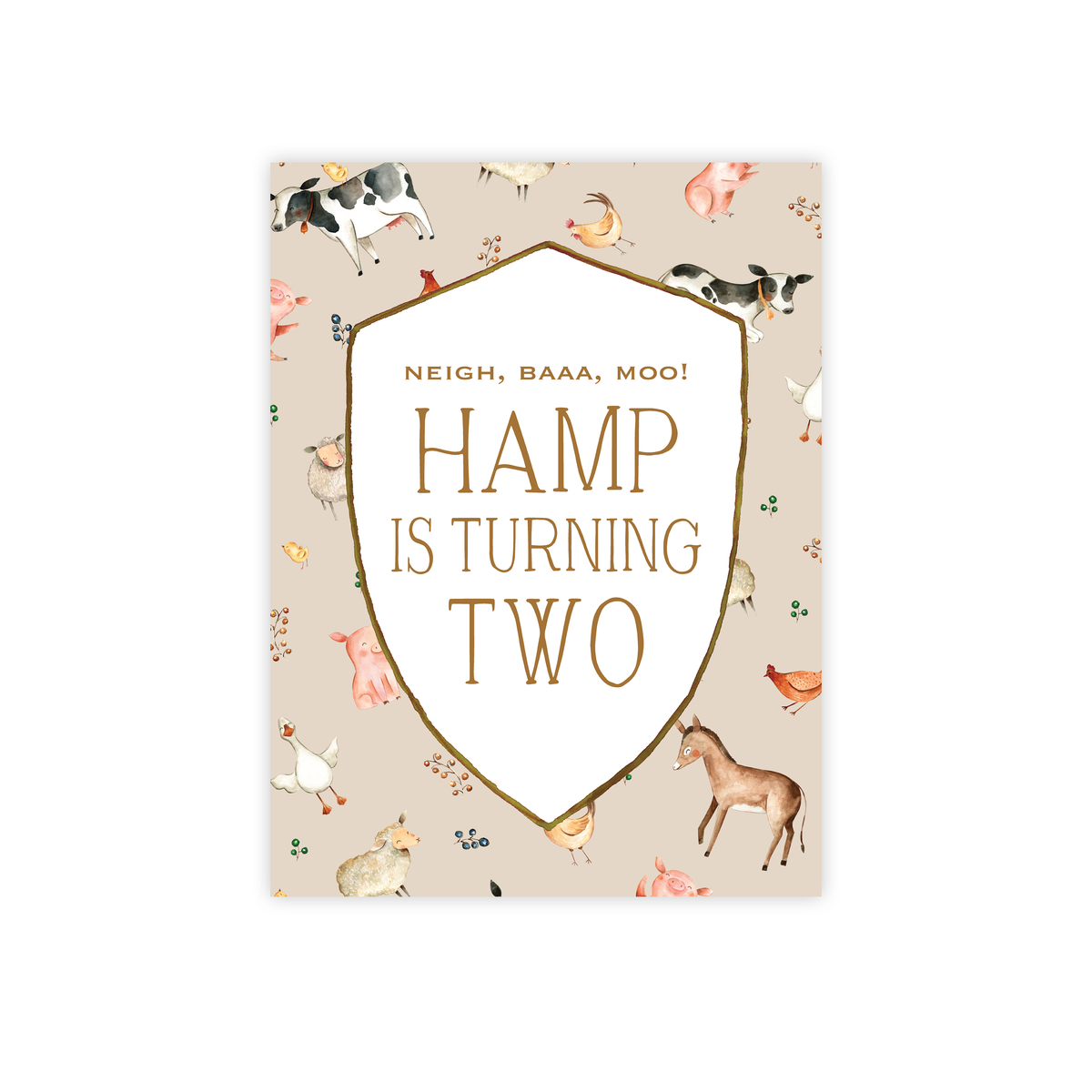 Fun Farm Birthday Party Sign Sugar B Designs