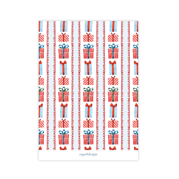 Giving with Cheer Portrait Christmas Card