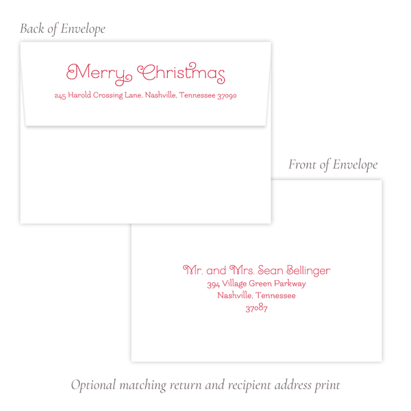 Nutcracker Royal Wreath Plaid Portrait Christmas Card