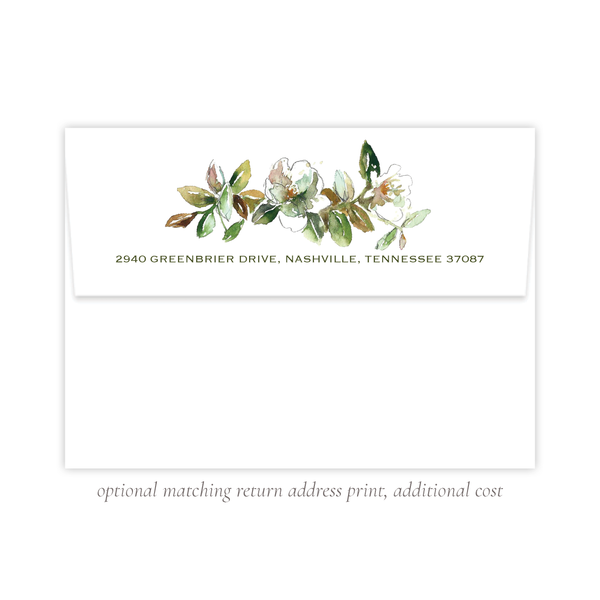 Branon Magnolia Christmas Card Landscape