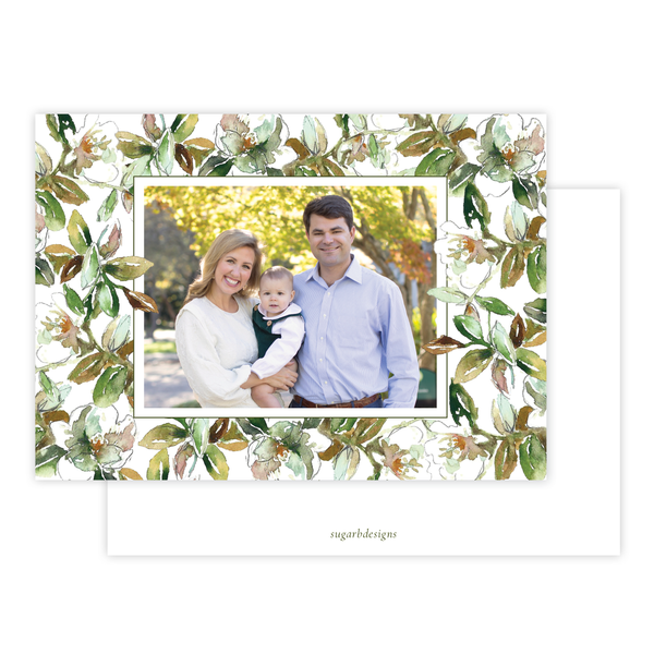 Branon Magnolia Christmas Card Landscape