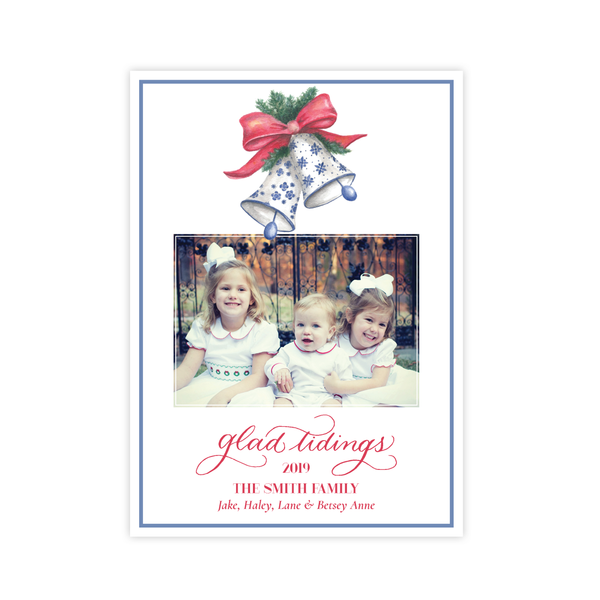Bells of Belmont Change of Address Christmas Card