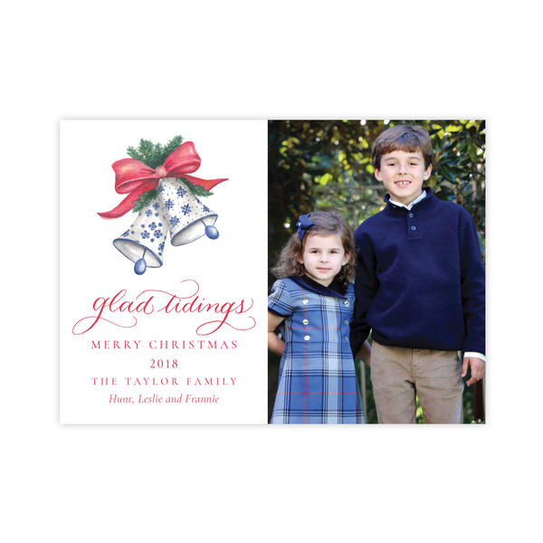 Bells of Belmont Horizontal Christmas Card