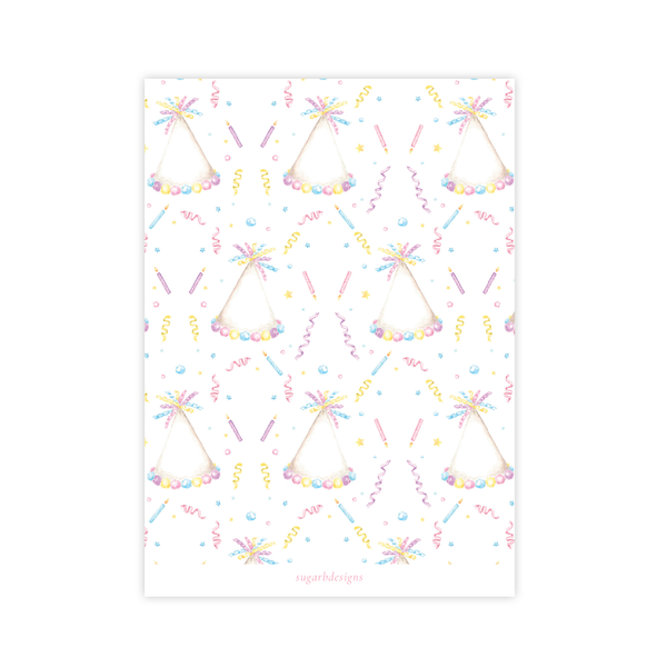 Birthday Candles Colorful Birthday Invitation