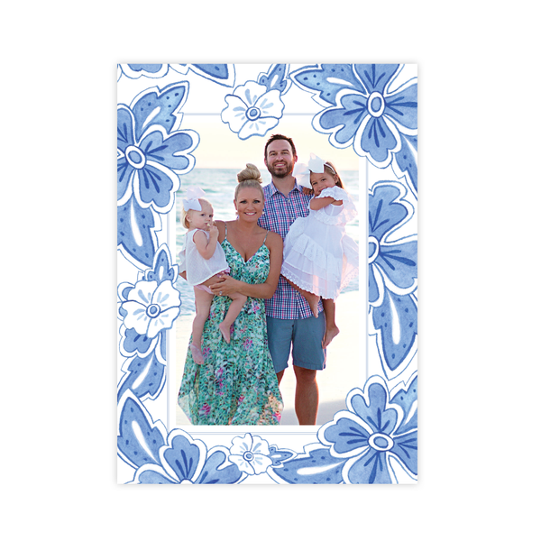 Brocade Change of Address Christmas Card