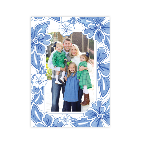 Brocade Vertical Christmas Card