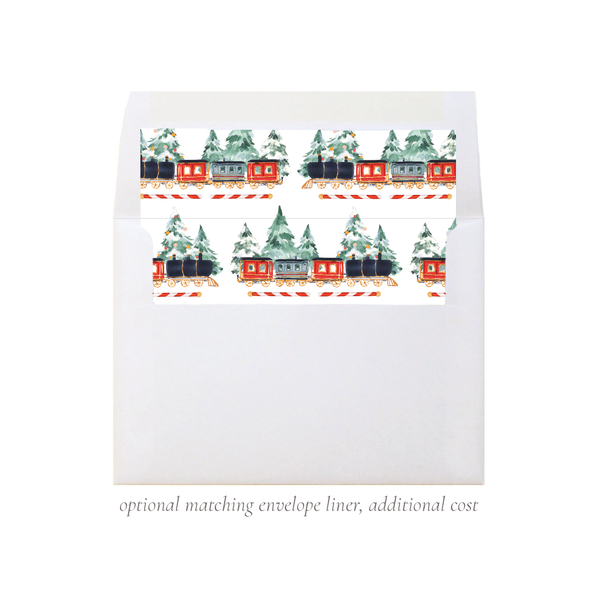 Choo Choo Christmas Card Landscape