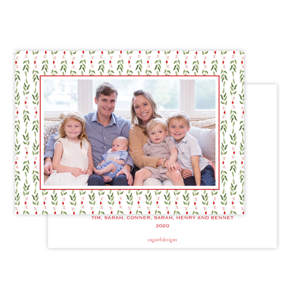 Clayton Wreath Christmas Card Landscape