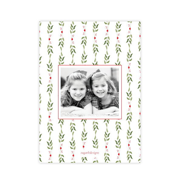 Clayton Wreath Christmas Card Portrait