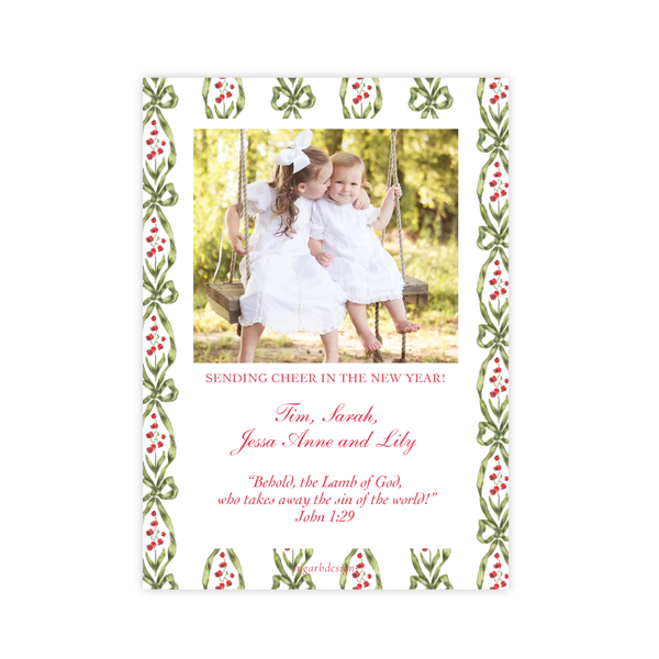 Cassatt Christmas Card Portrait