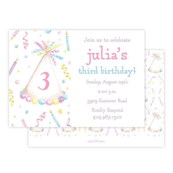 Celebration Sensation Birthday Invitation