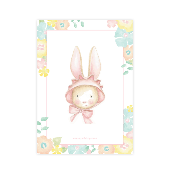 Chamberlain Bunny Birthday Invitation