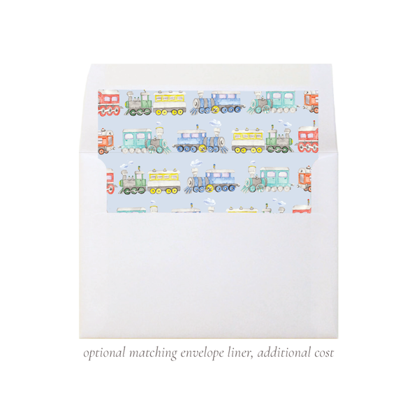 Chugga Chugga Choo Choo Birthday Invitation