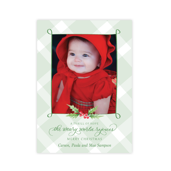 Conrad Court Green Christmas Card