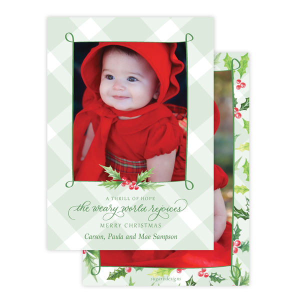 Conrad Court Green Christmas Card