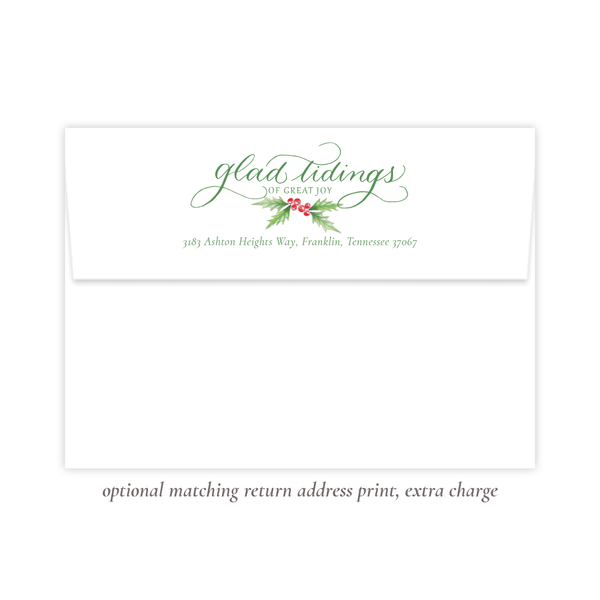 Conrad Court Green Christmas Card