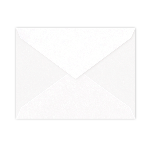 Georgia Bow in Blue Letterpress on Cotton Fine Paper Flat Stationery