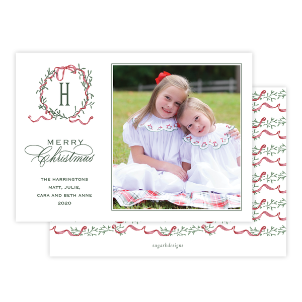 Densmore Wreath Christmas Card Landscape