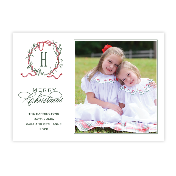 Densmore Wreath Christmas Card Landscape