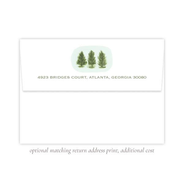 Ellis Trees Christmas Card Landscape