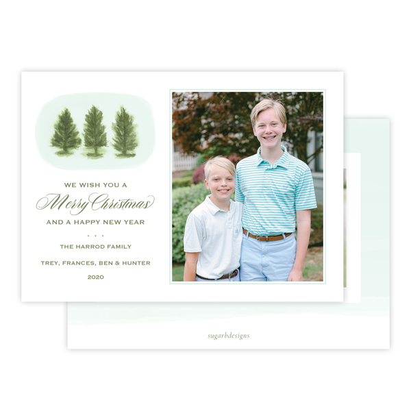 Ellis Trees Christmas Card Landscape