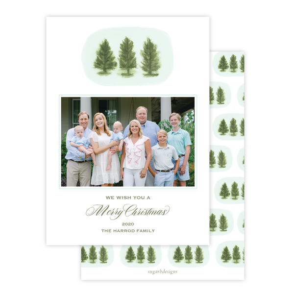 Ellis Trees Christmas Card Portrait