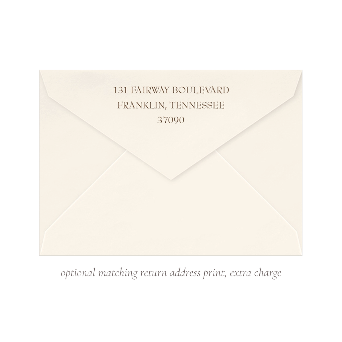 Return Address Stamp #120 – Paperlux Fine Stationery