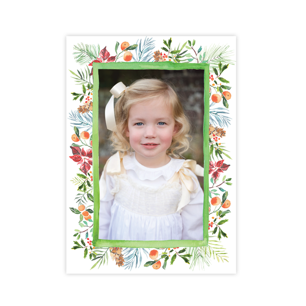 Festive Christmas Card Portrait