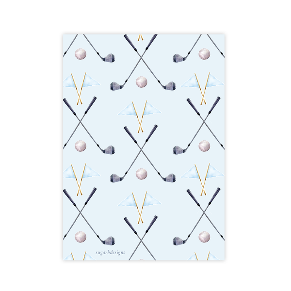 Golf Birthday Invitation