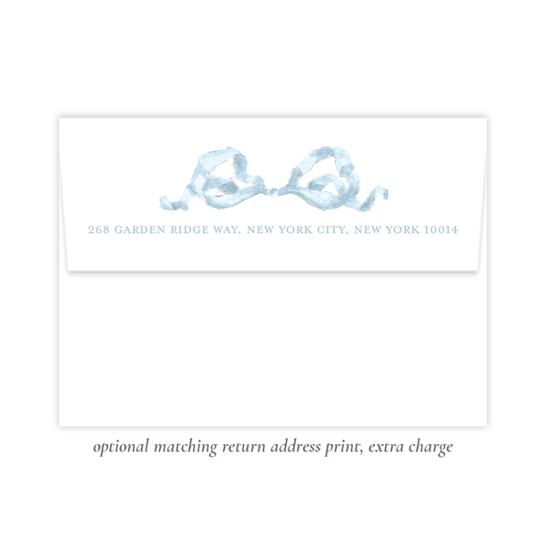 Georgia's Frame Blue Birth Announcement Christmas Card