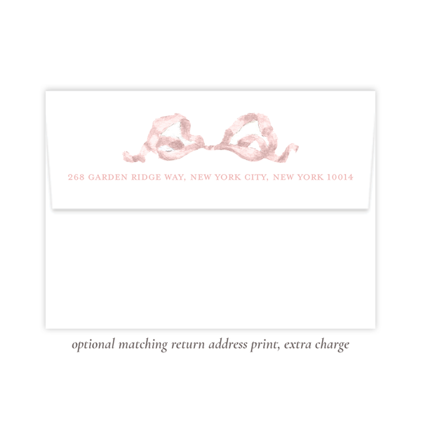 Georgia's Frame Pink Birth Announcement