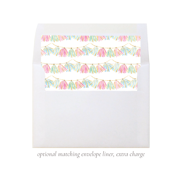 Glitterville Stork Blue Baby Shower Invitation