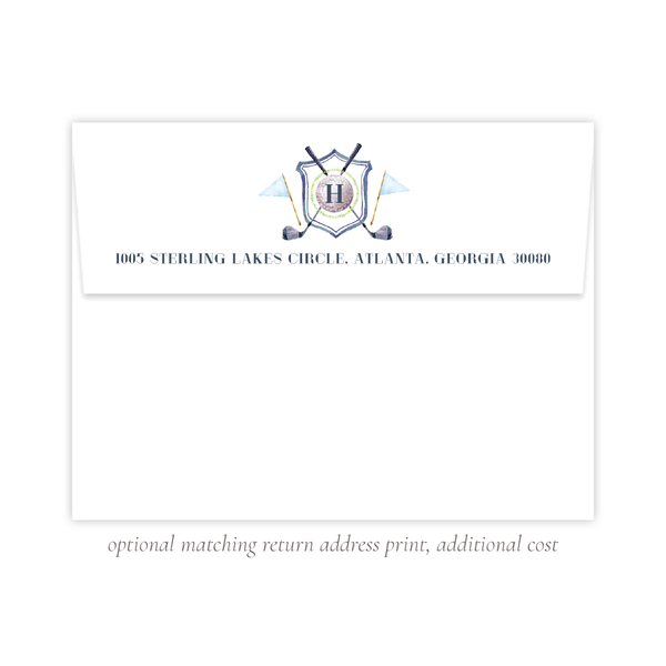 Golf Birthday Invitation