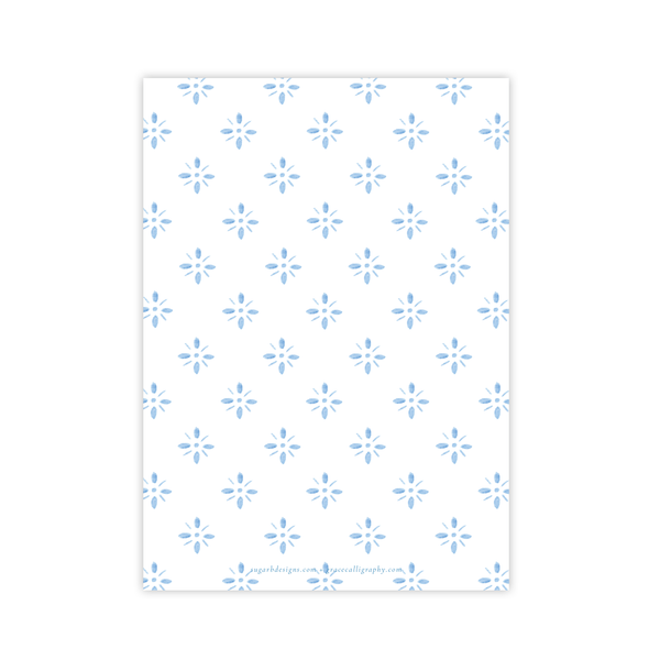 Herend Inspired Scottie Dog Vertical Christmas Card