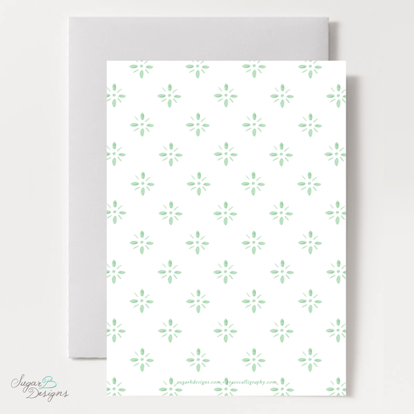 Herend Inspired Snowman Vertical Christmas Card