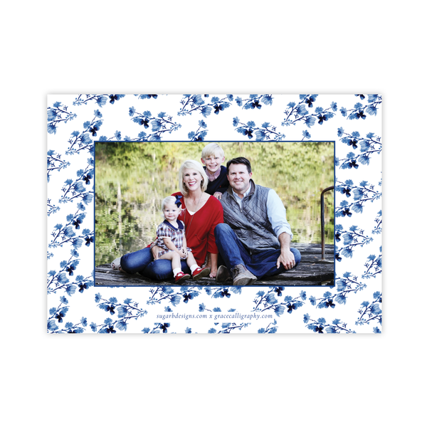 Hopkins Red Bow Horizontal Christmas Card