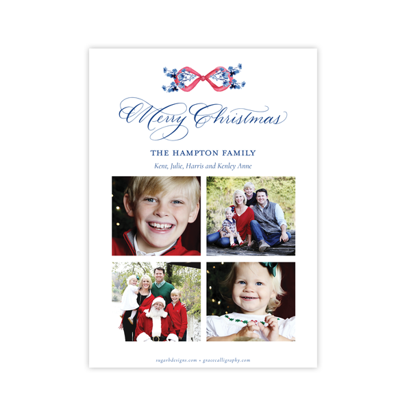 Hopkins Wreath Christmas Card