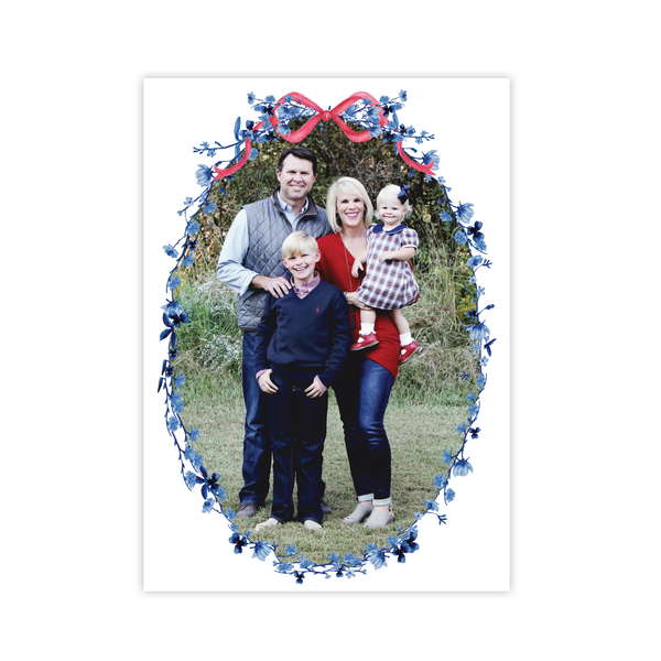 Hopkins Wreath Christmas Card