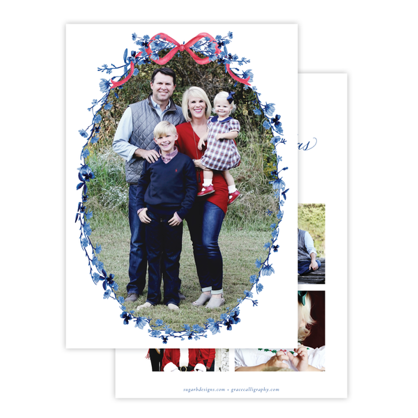 Hopkins Wreath Christmas Card