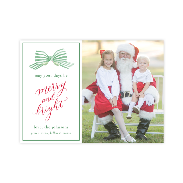 Isle of Palms Green Christmas Card