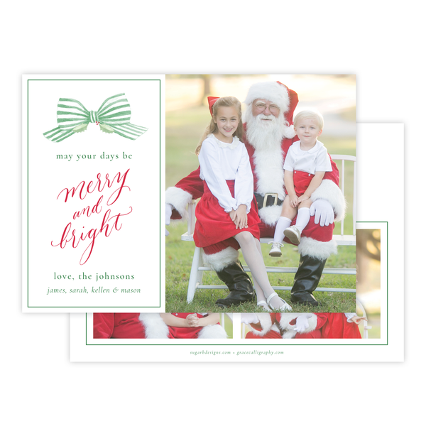 Isle of Palms Green Christmas Card