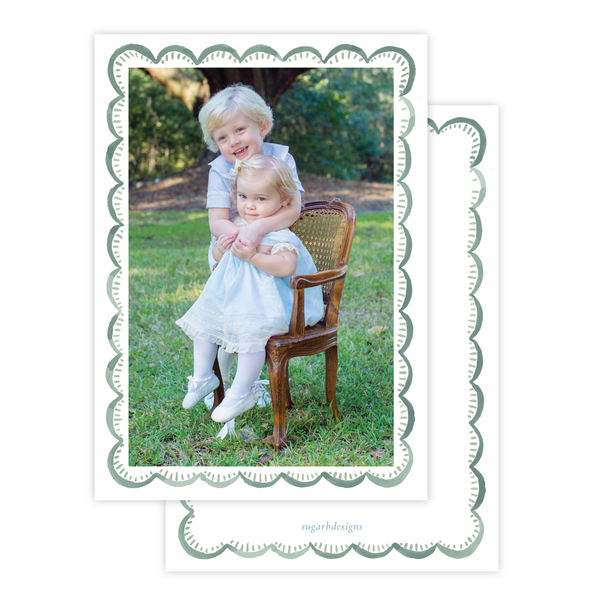 Joy Joy Joy Christmas Card Portrait