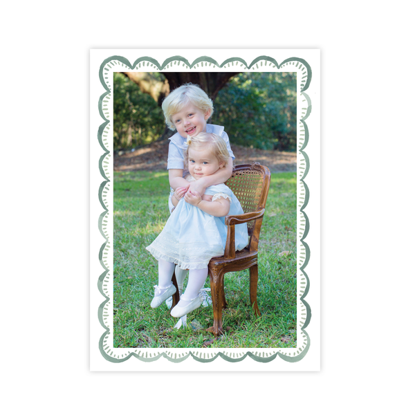 Joy Joy Joy Christmas Card Portrait